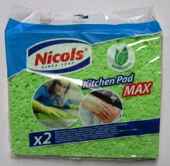 nicols cellulose spons x2 kitchen pad promo